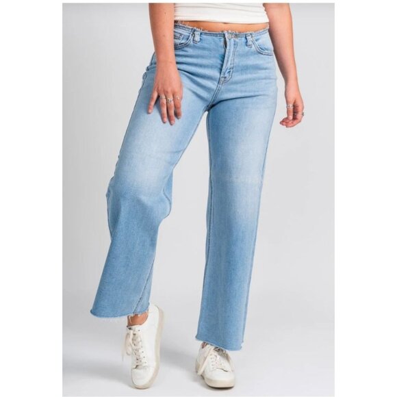 JBD Denim - JBD Women's Distressed Hem Jeans Size 29